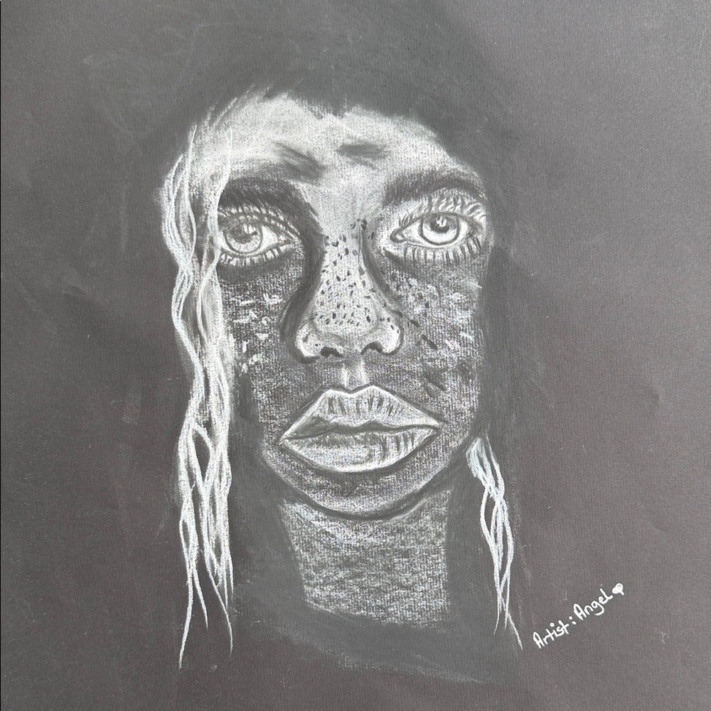 Monochrome Portrait Art by Unknown Artist